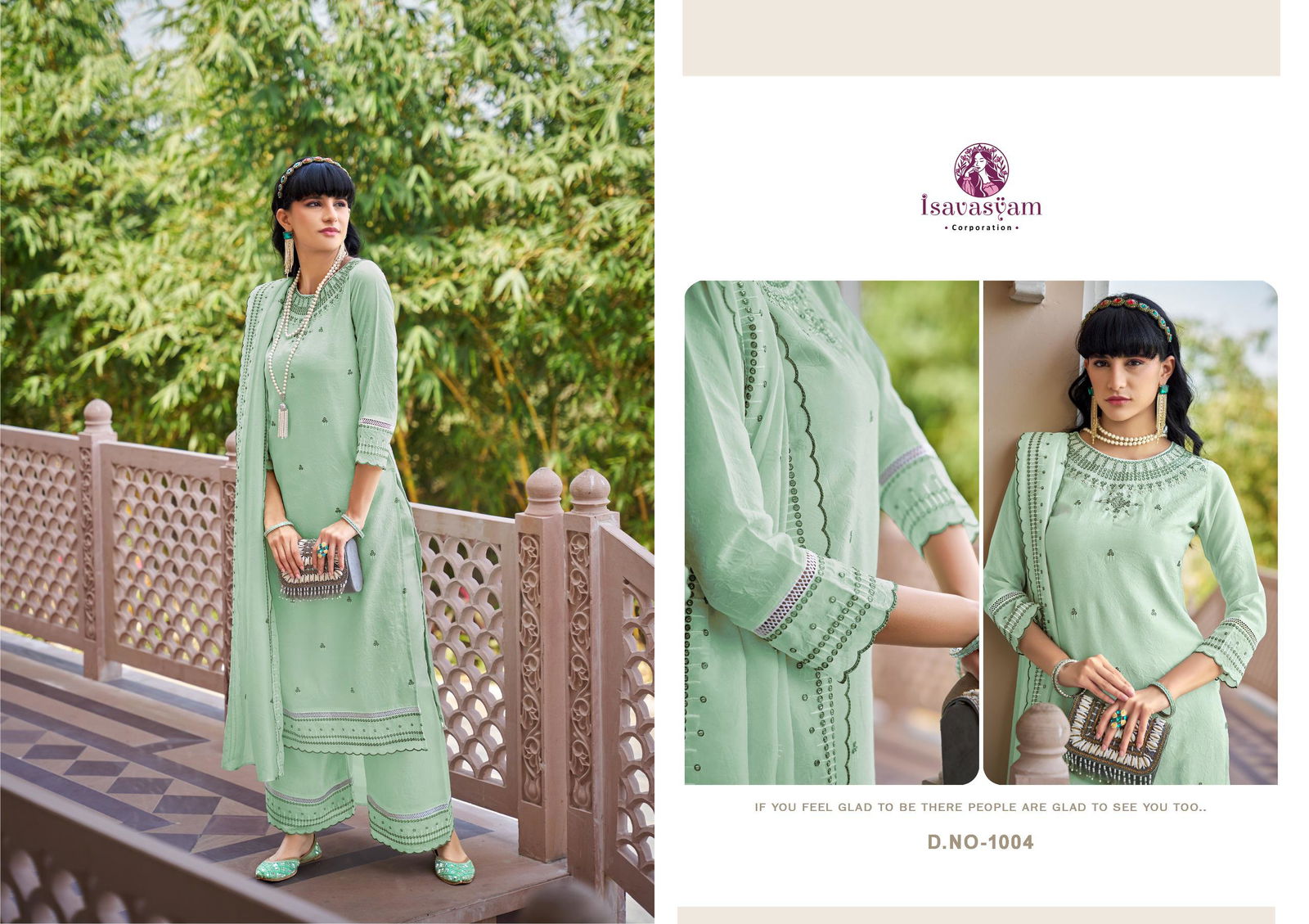 Palazzo House By Isavasyam Eid Readymade Suits Wholesale Market In Surat